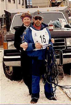 Art Stoller & Janet Smith at the 1998 Fur Rondy Race