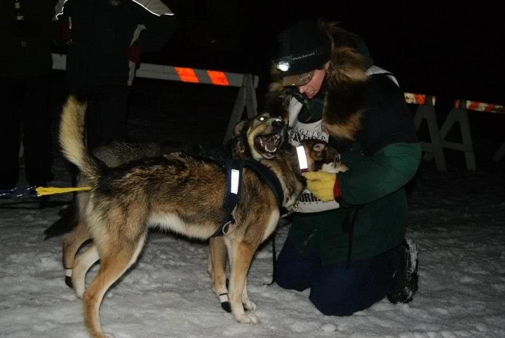 Pam Vaughan Photo : Laura Daugereau at the start of the 200 miler
