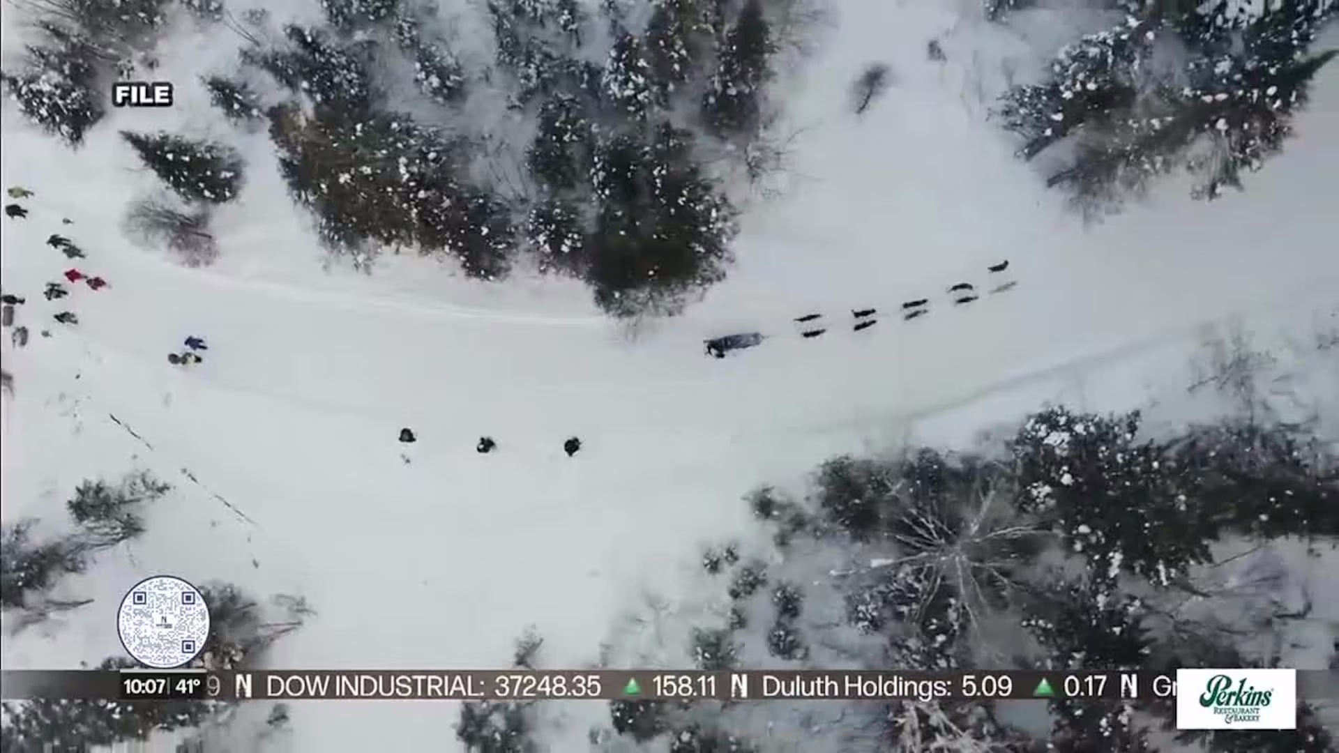 With an unusually warm winter this year, not even a full mile of track has snow. | Article/Image Credit: Cara Kopp, Northern News Now