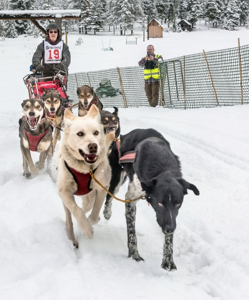 Chieftain archive  Larry Roxby heads out on another leg of competition in last year’s Eagle Cap Extreme.  Ellen Morris Bishop