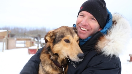 Aaron Peck first raced the Iditarod trail in Alaska at age 20. (Zoe Todd/CBC)