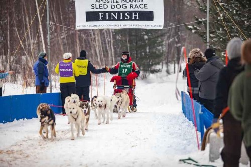 Photo: Apostle Islands Sled Dog Race