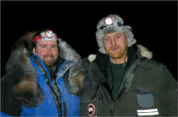 Warren and Marcel at the finish