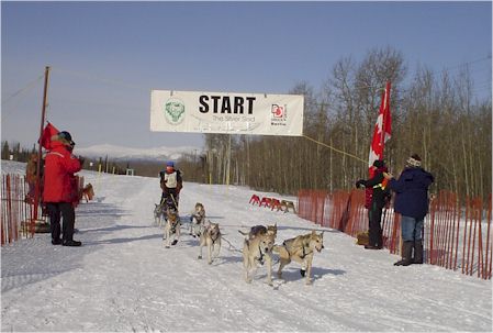 Janet Smith at the finish